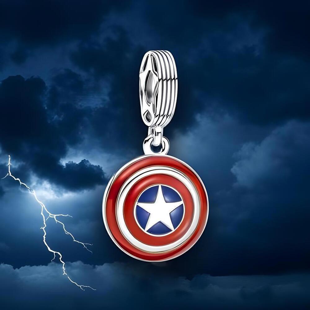 Captain America Shield Dangle Charm